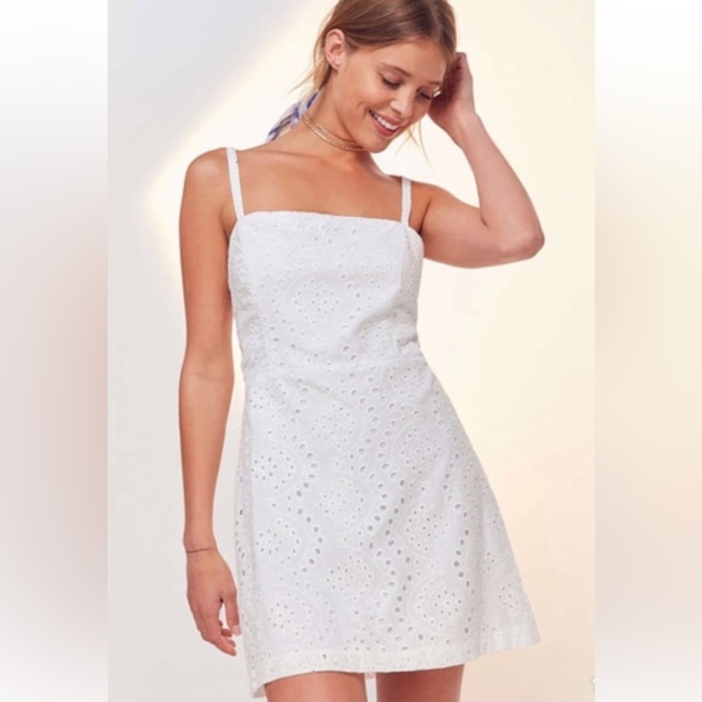 Kimchi Blue White Eyelet Sundress Size:S
